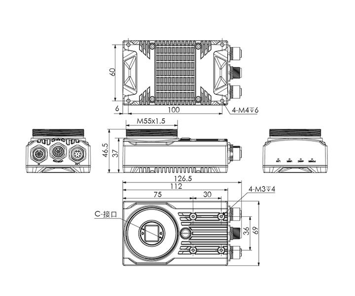 SCI-M3��������ߴ�ͼ